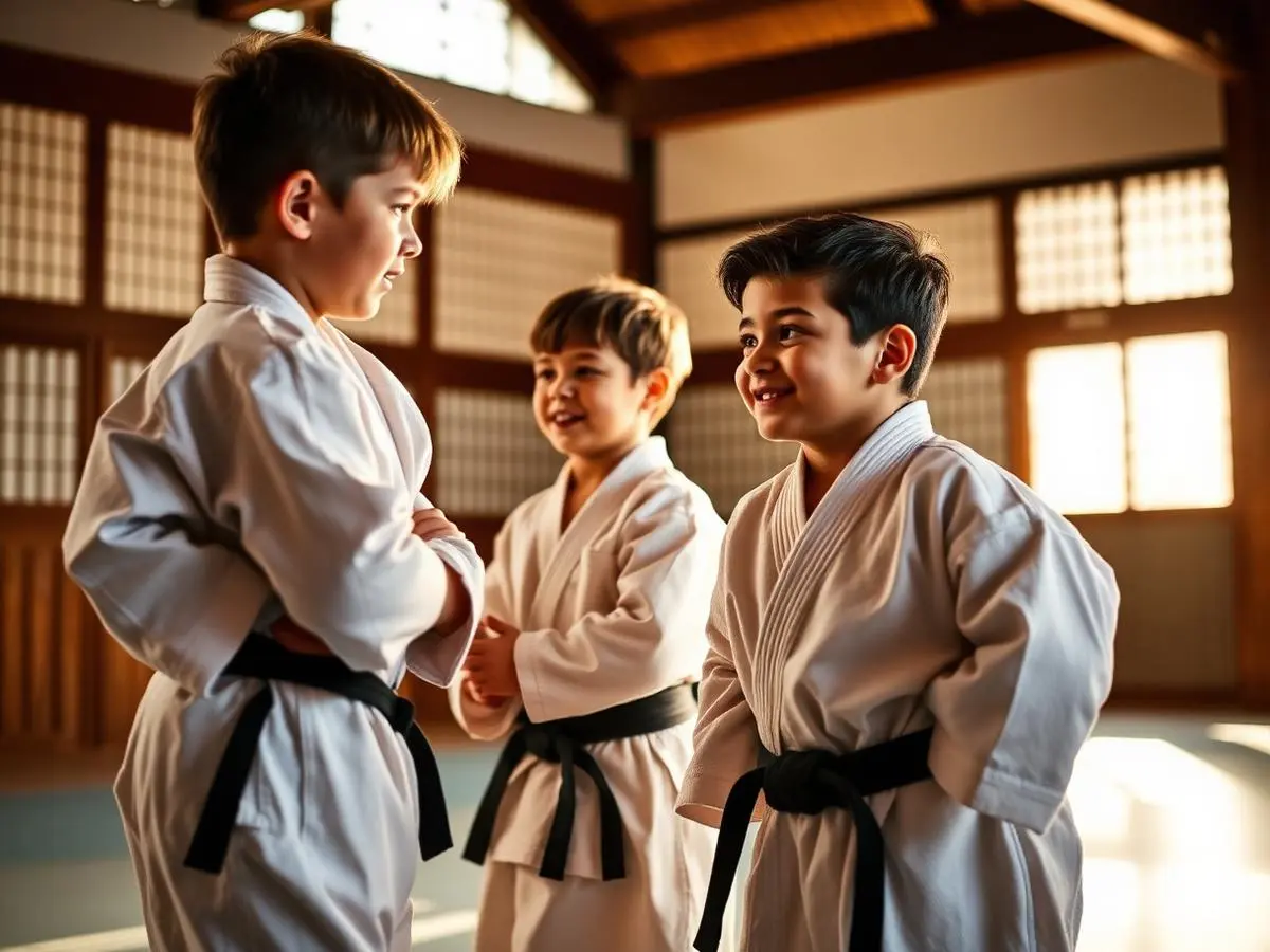 Clases de artes marciales para niños y adultos en el dojo